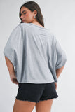 Zara Top: Gray