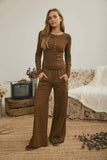 Elouise Ribbed Henley Top