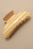 Stripe Claw Clip