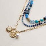 Layered Necklace - Rainbow