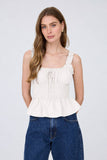 Thea Ruffled Front Tank