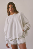 Sloane Oversized Pocket Crewneck
