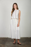Mae Stripe Side Button Tank