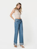 Kit Baggy Cuffed Denim