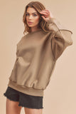 Ellia Sweatshirt: Caramel