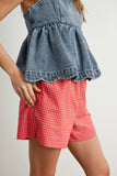 Daisy Denim Tie Top